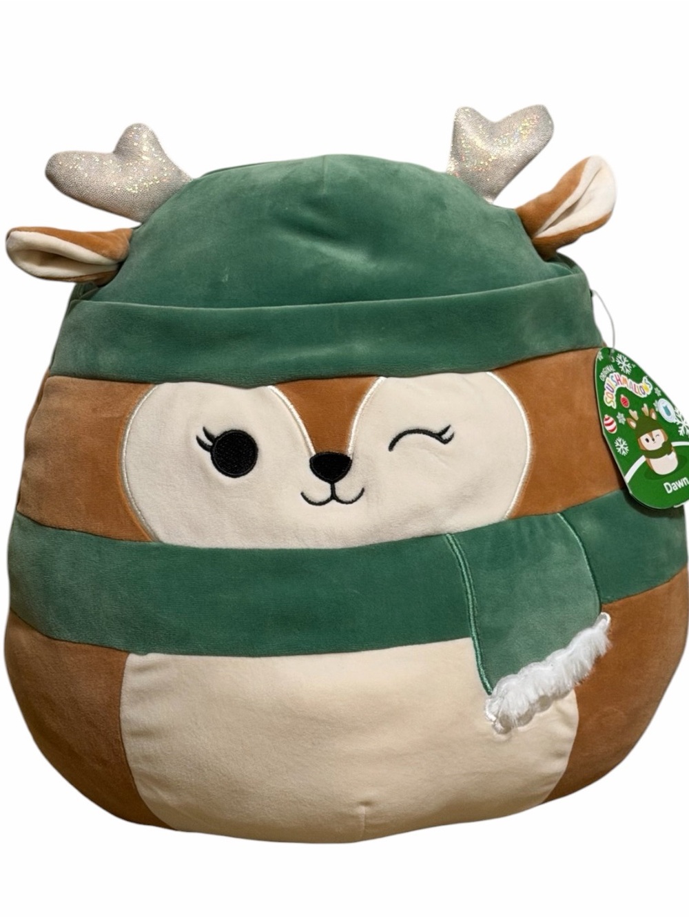 NEW SQUISHMALLOWS Deer DAWN Fawn 14" Original Plush Holiday Christmas NWT Animal